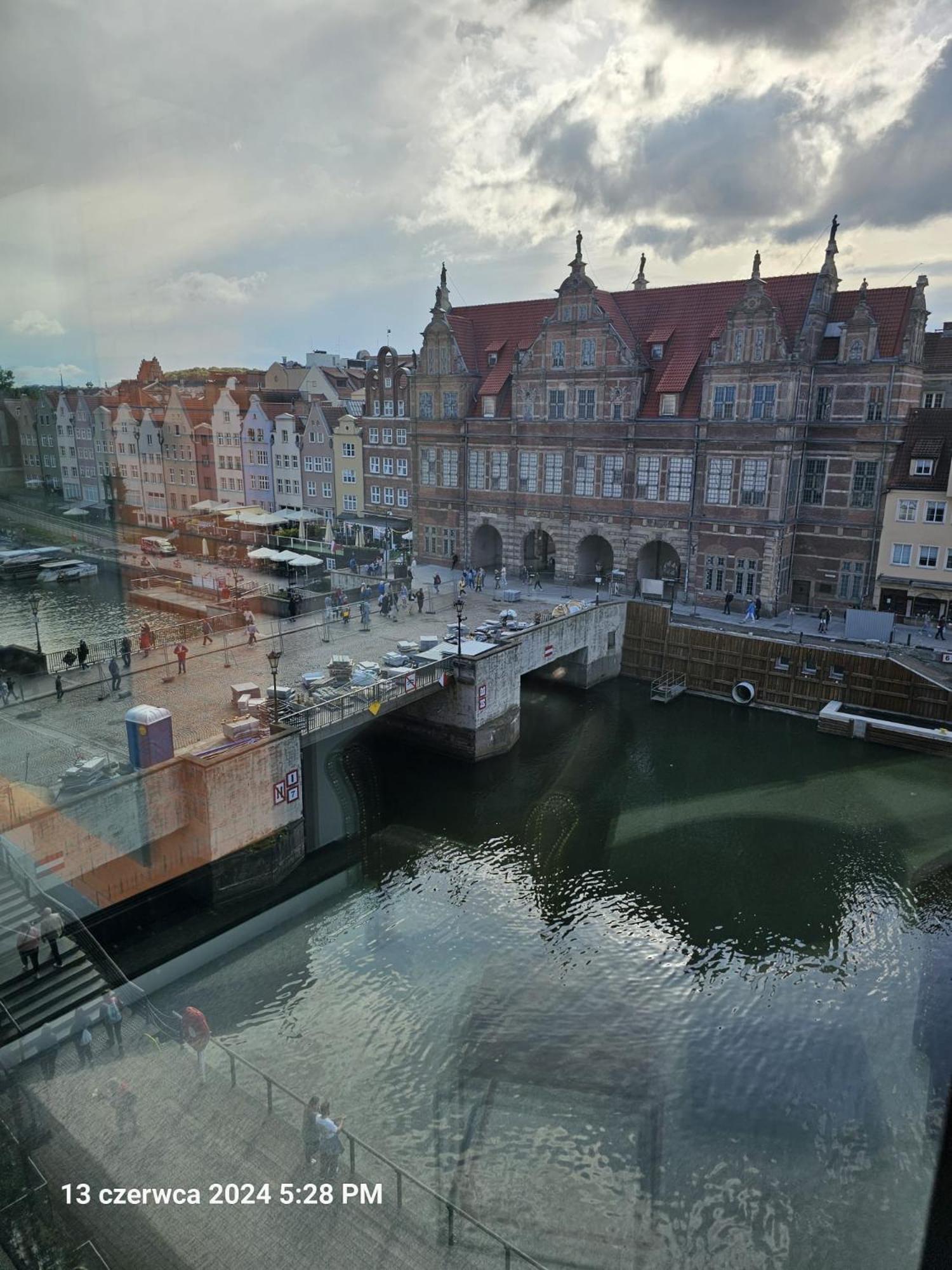 Apartament Chmielna Z Widokiem Na Rzeke Gdaňsk Exteriér fotografie